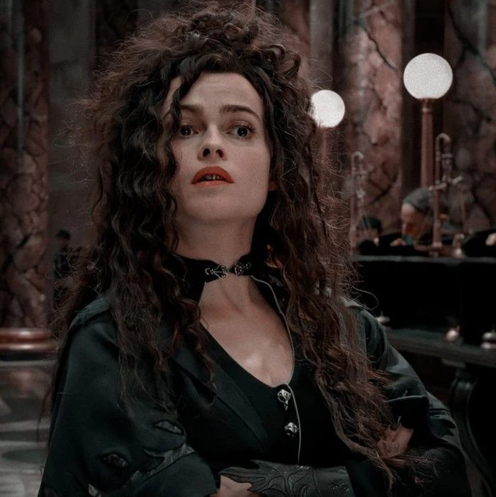 Bellatrix Lestrange in a Harry Potter film