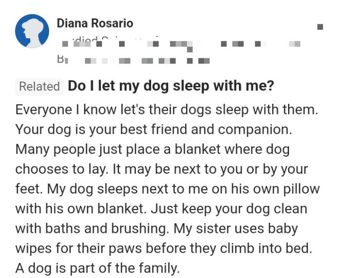 9. People do let their dogs sleep with them
