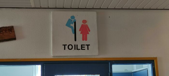 17. How can they make even toilet signs so disgusting?