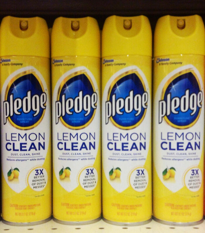 4. “There is more actual lemon juice in lemon-scented Pledge spray than there is in Country Time Lemonade.”