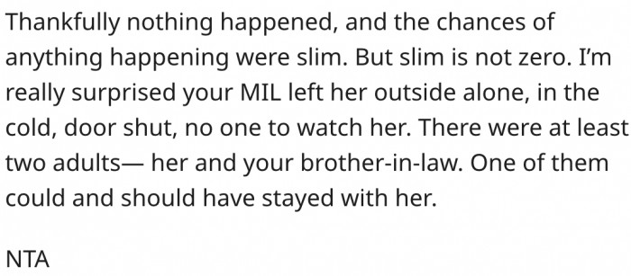 6. Someone should have watched the toddler.