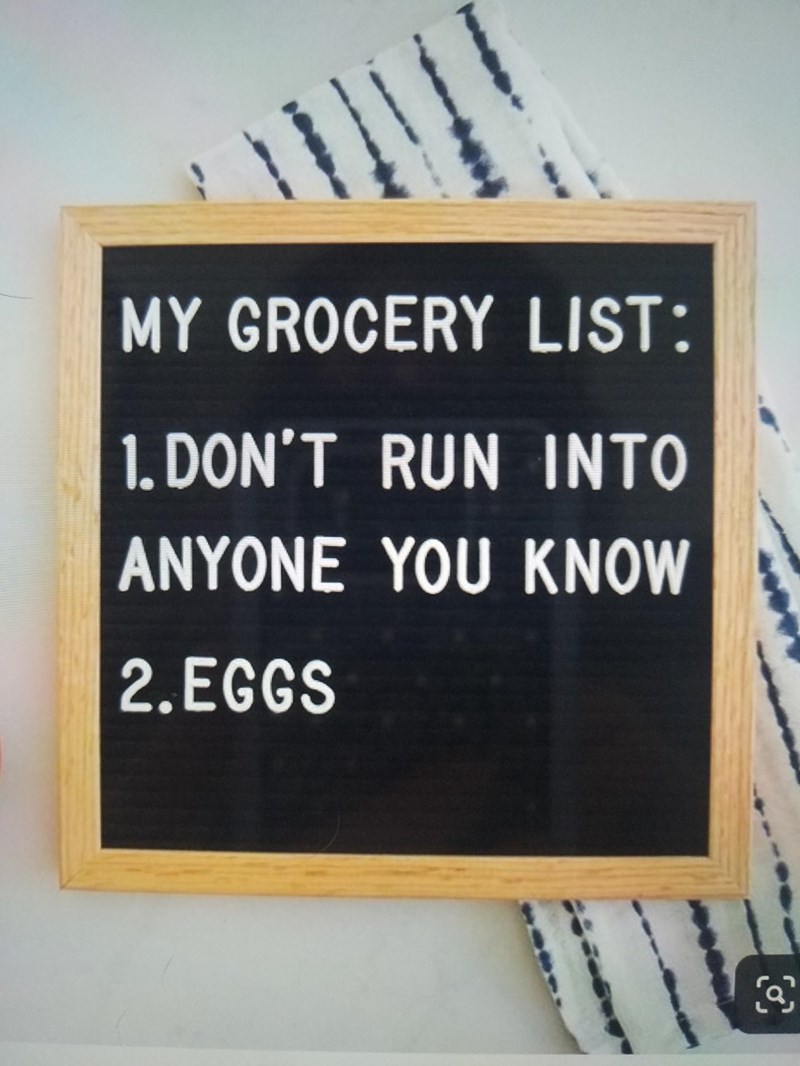 Running into people in the grocery store is really the worst.
