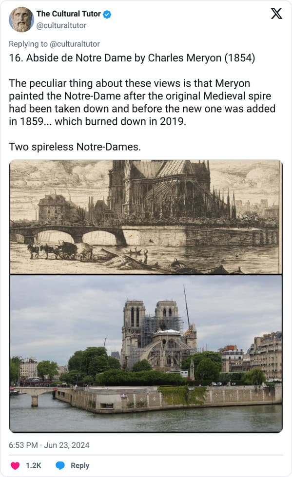 16. Abside de Notre Dame by Charles Meryon