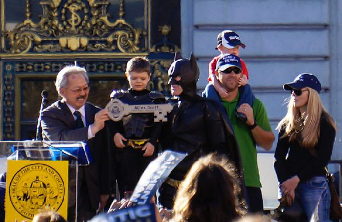 ... and Batkid survived cancer and probably kicking ass beside Batman ever since!