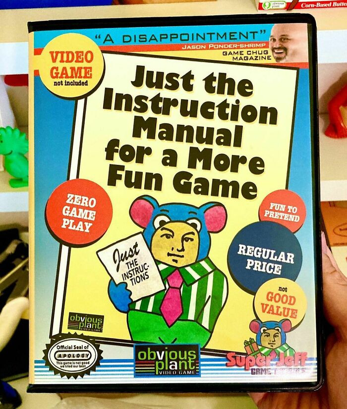 24. Just the instruction manual for a more fun game