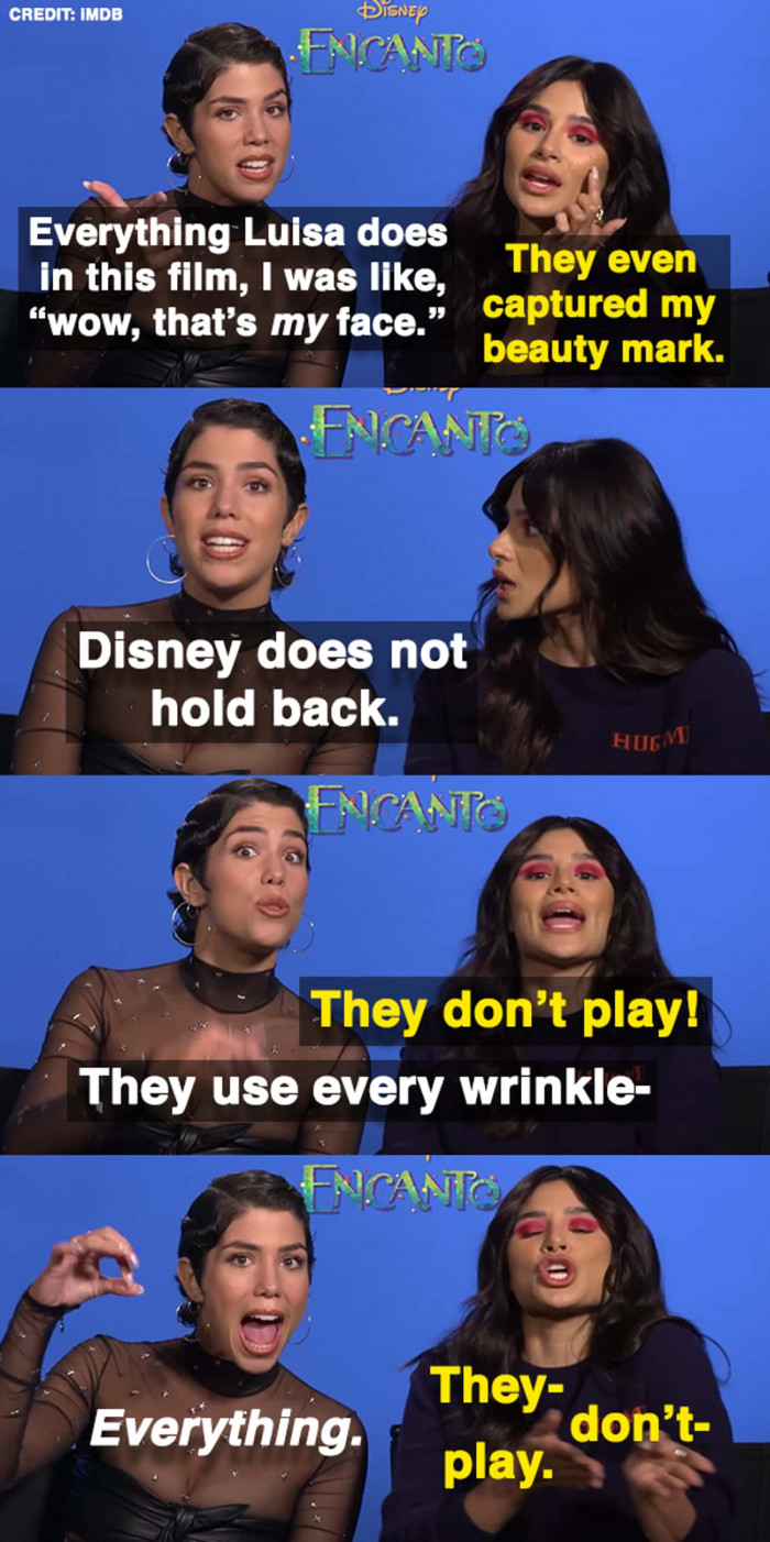 11. Actors explaining how Disney really made them look in the movie is hilarious.