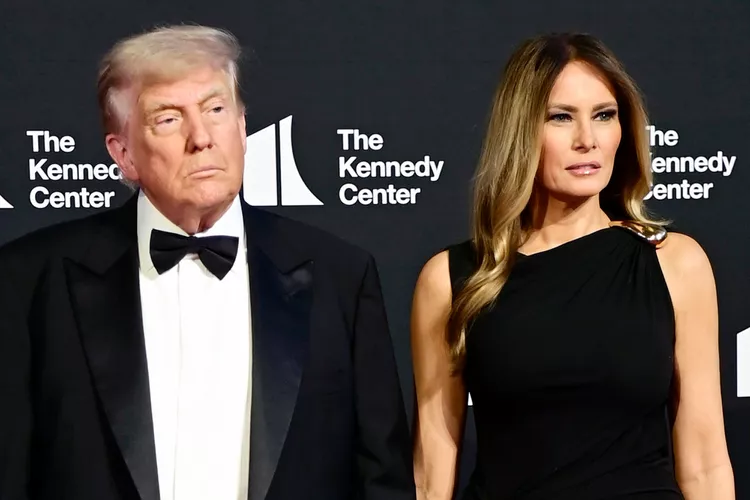 Social media users noted that Trump seemed to be masking his frustration.