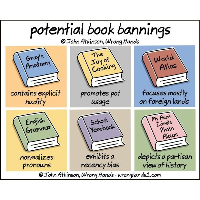 26. Potential book bannings.