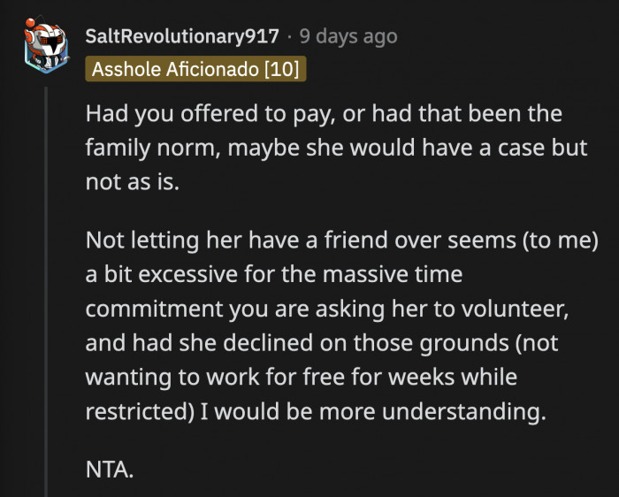 OP did clarify that he was cool with his sister's friend visiting but he wasn't comfortable with them staying the night especially since they haven't met before
