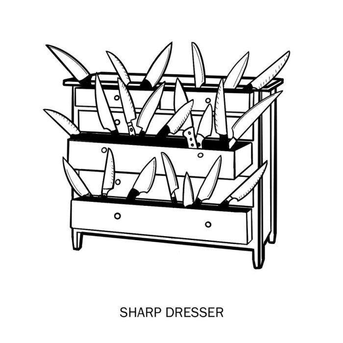 25. Sharp dresser