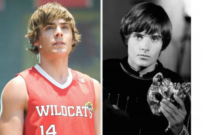 5. Zac Efron’s doppelganger is Leonard Whiting from 1968’s Romeo and Juliet. An evident connection