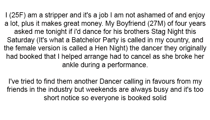 I (25F) am a stripper and it's a job I am not ashamed of and enjoy a lot