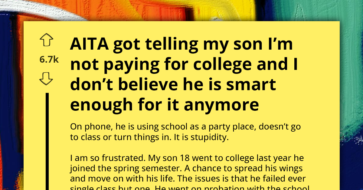 Mother Resolute In Ending Financial Support For Son's College Education Due To His Frivolous Attitude And Lack Of Learning From Mistakes