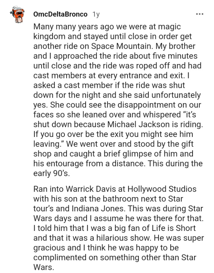 15. This Redditor says they met Michael Jackson and Warrick Davis