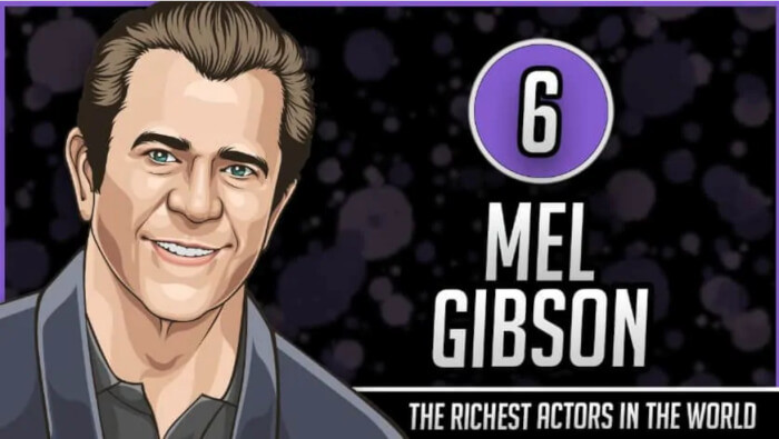 6. Mel Gibson Worth $425 Million