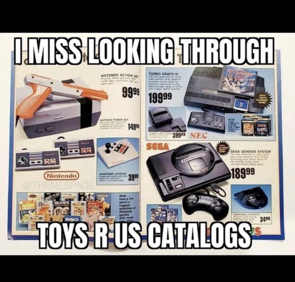 13. The toy R US catalogs
