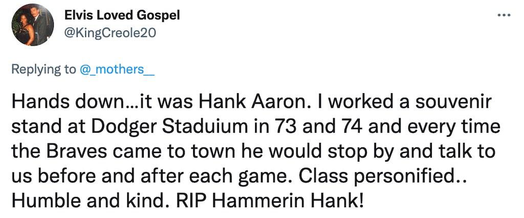 13. Hank Aaron
