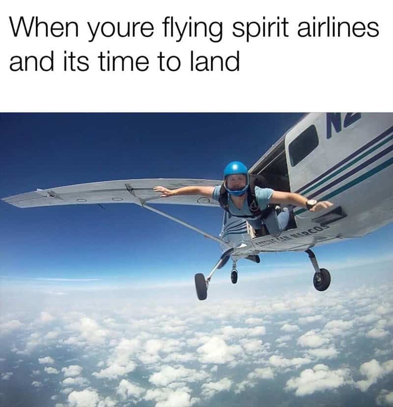 Time to land