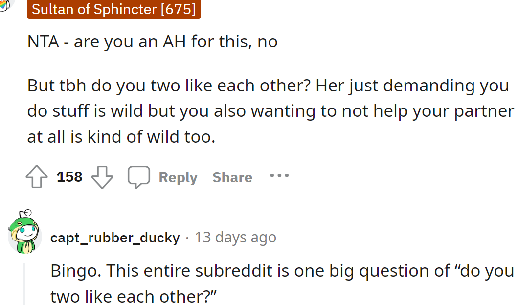 A Redditor asked the vital question: