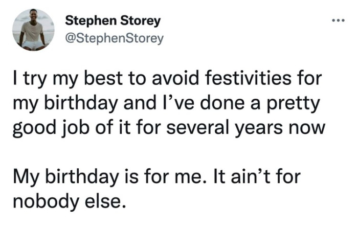 36. We honestly love that for you, Stephen