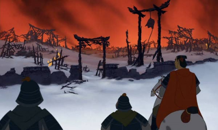 2. Mulan's grim reality of war: