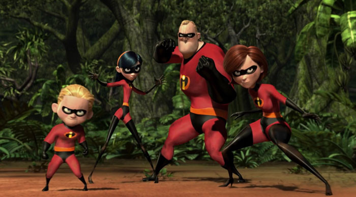 53. The first all-human Pixar movie was The Incredibles.