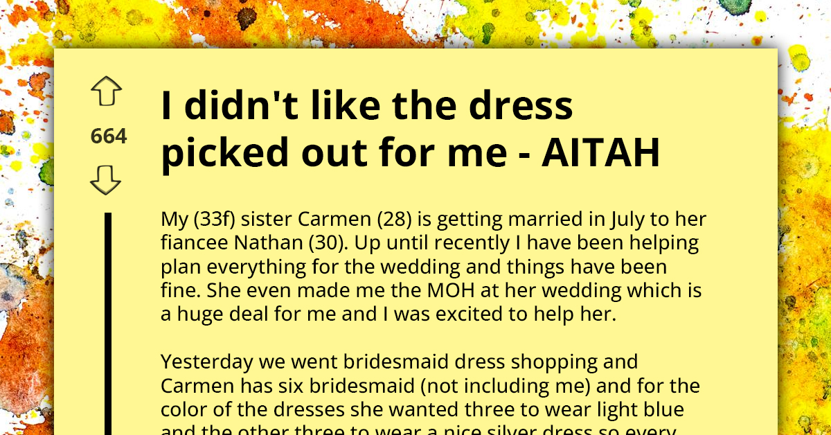 Maid Of Honor Stirs Drama Over Color Of Her Dress, Makes Bride Cry, And Tells Her To Grow Up