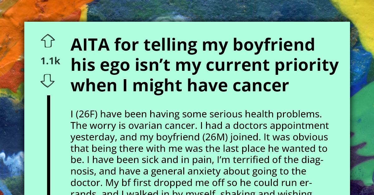 Young Woman Can't Believe Her Boyfriend's Concern For His Image With The Doctor Outweighs Her Health Concerns