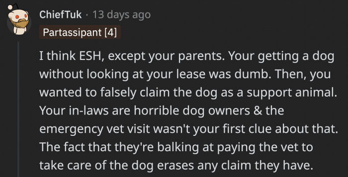 A Redditor Plans To Not Return Their In-Law's Dog After Paying For All ...
