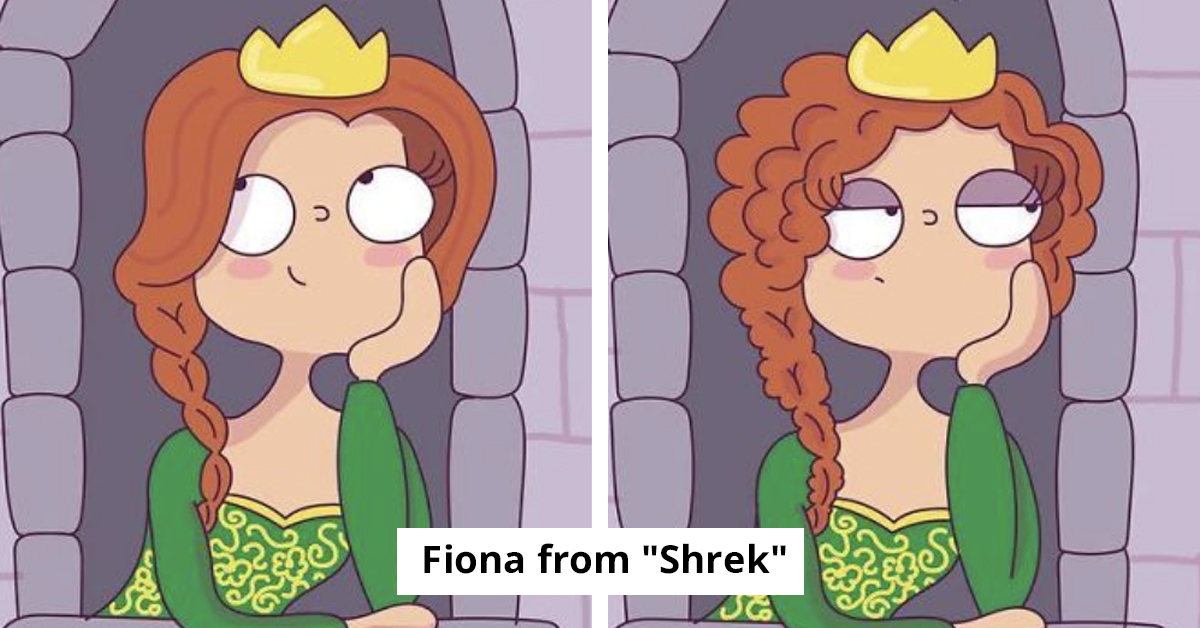 Artist Imagines Disney Princesses With Curly Hair, And The Results Are Hilarious