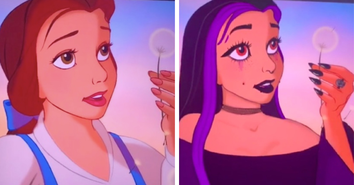 TikTok Artist Gives Classic Disney Faces A Thrilling, Edgy Look