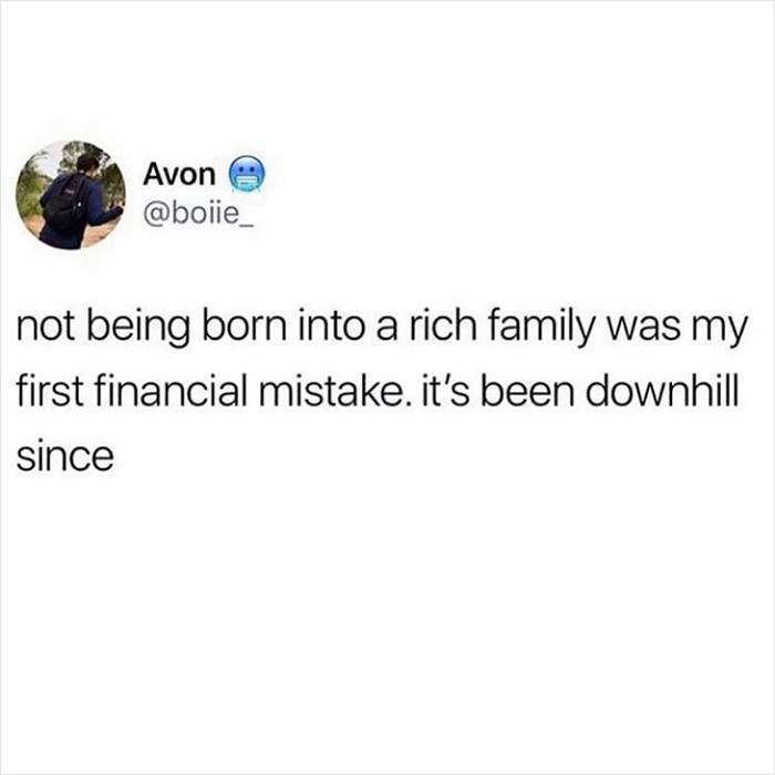 33. Financial mistake