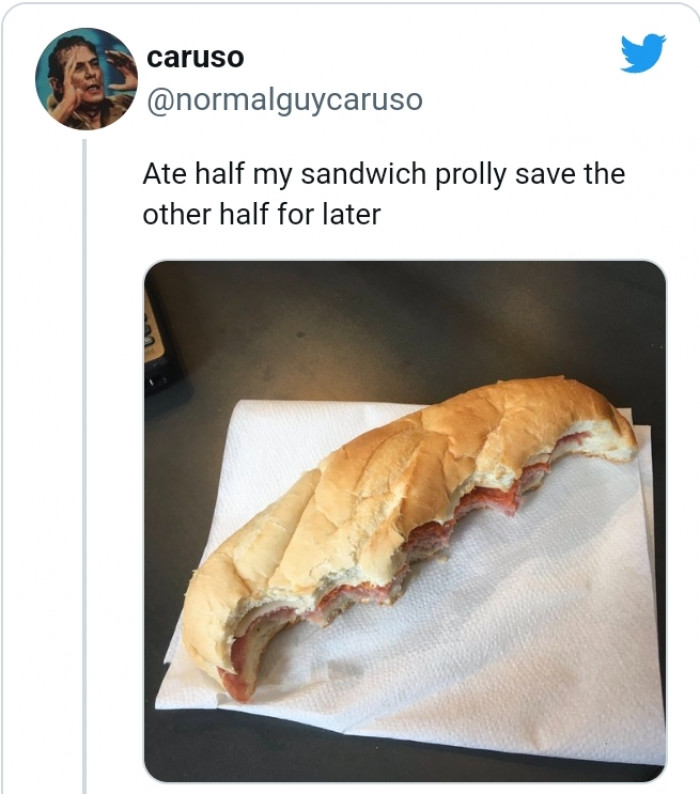 14. This is a big fail in the consumption of this sandwich