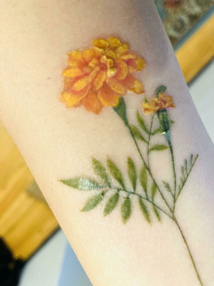 4. My Tattoo Is Peeling And It Looks Like The Petals Are Falling