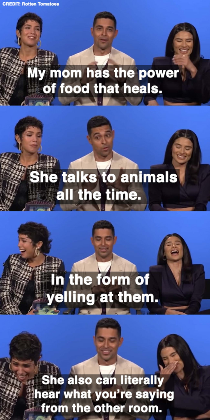 7. Wilmer talking about his mother is the funniest thing we've seen all day.