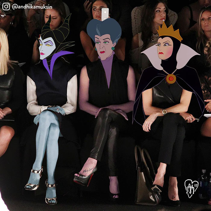 18. Evil stepmothers on fashion week.