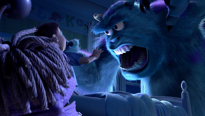 9. The screams you hear in Monsters, Inc. are actually the animators' kids.