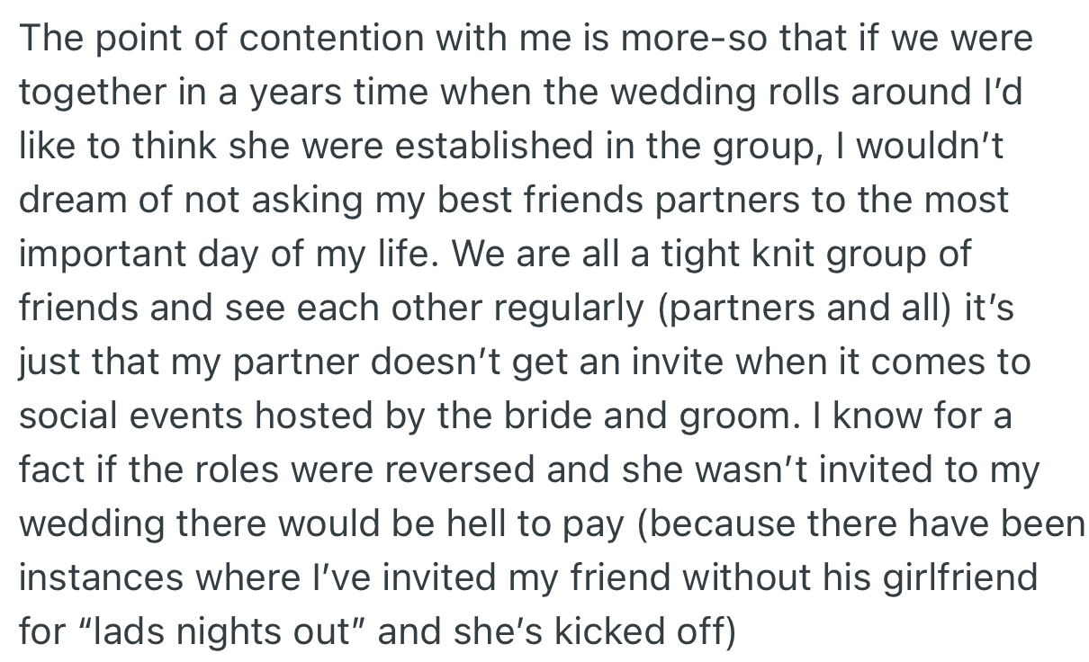 OP feels that the couple should have done better, especially since they are a tight knit group and see each-other regularly