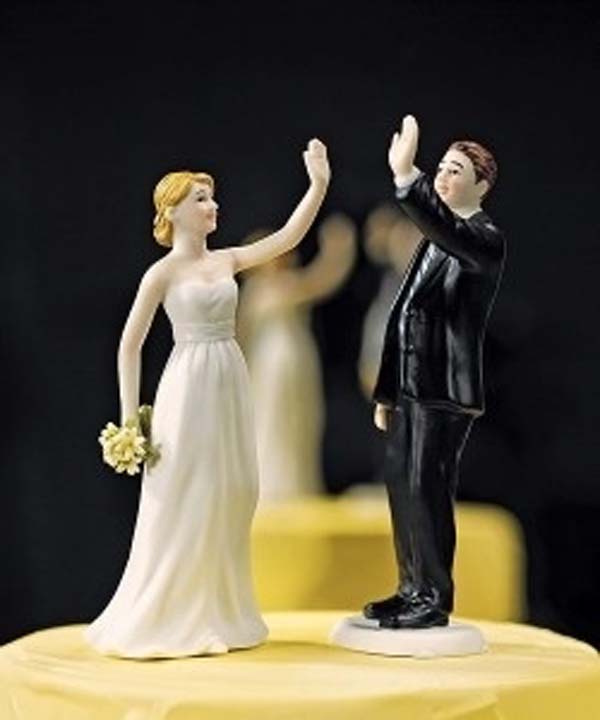 12. Make sure to select an unforgettable cake topper