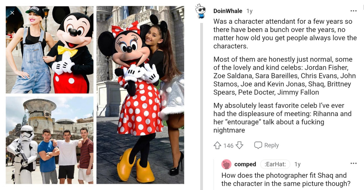 20 People Share Stories Of How They Met A Celebrity At Disney World And What Their Interactions Were Like