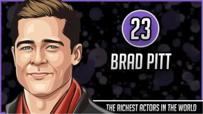 23. Brad Pitt Worth $300 Million