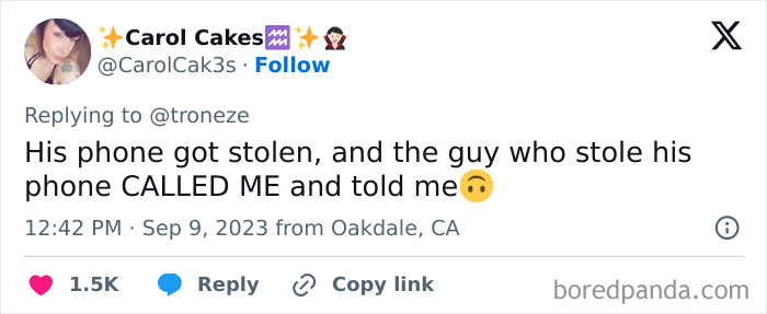 2. He might be a thief, but he doesn’t condone cheating