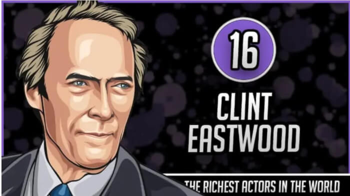 16. Clint Eastwood Worth $375 Million