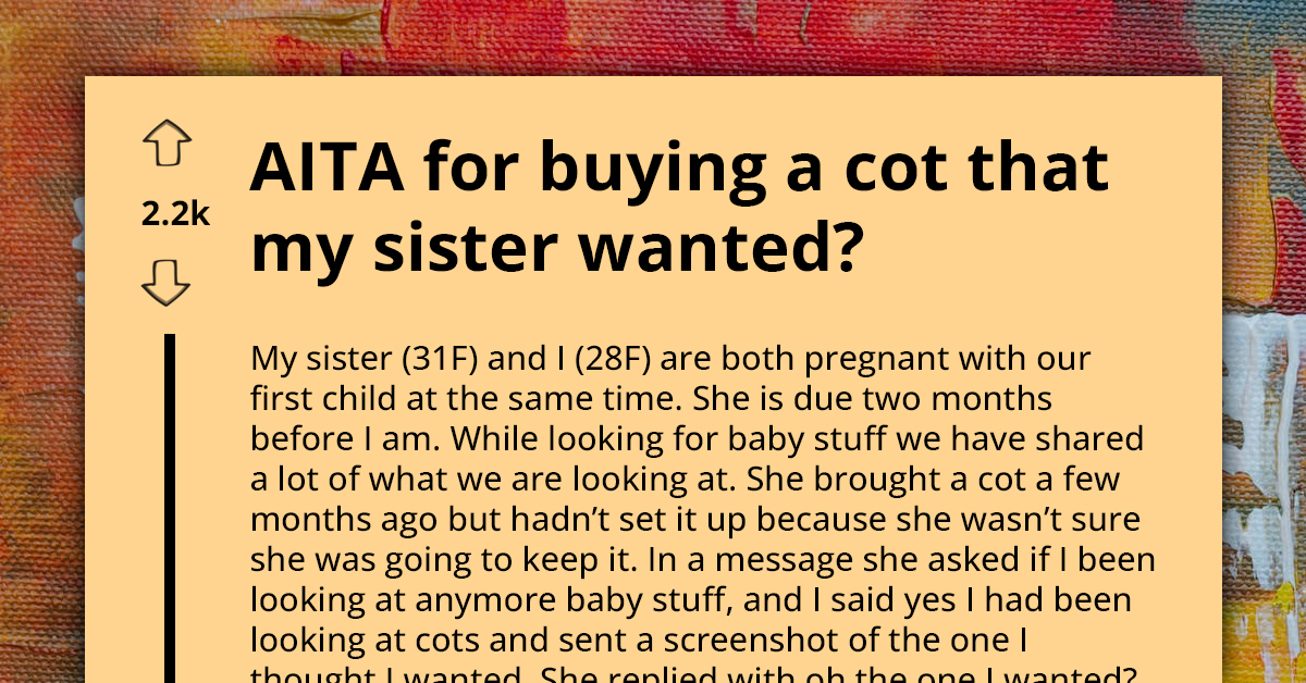 Two Pregnant Sisters Have Heated Argument Over Choosing Same Baby Cot