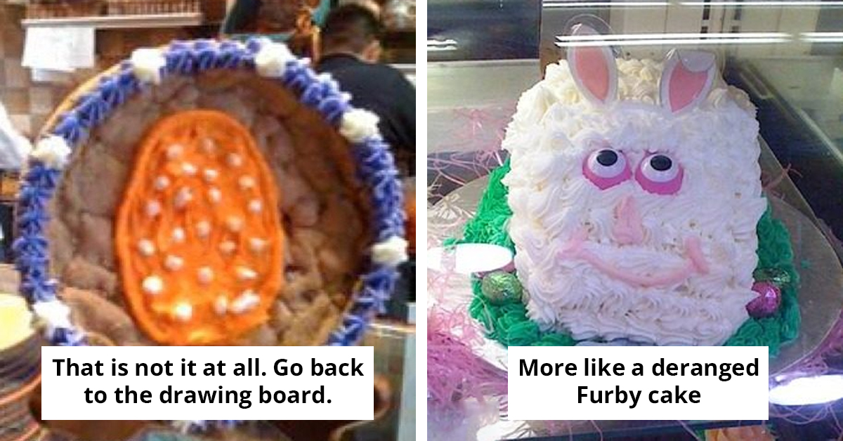 18 Hilarious Times People Made Easter Cakes And Failed Woefully At It