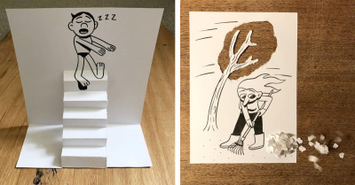 An Artist Raises the Bar For Cartoon Paper Art With These 30 Outstanding Art Works