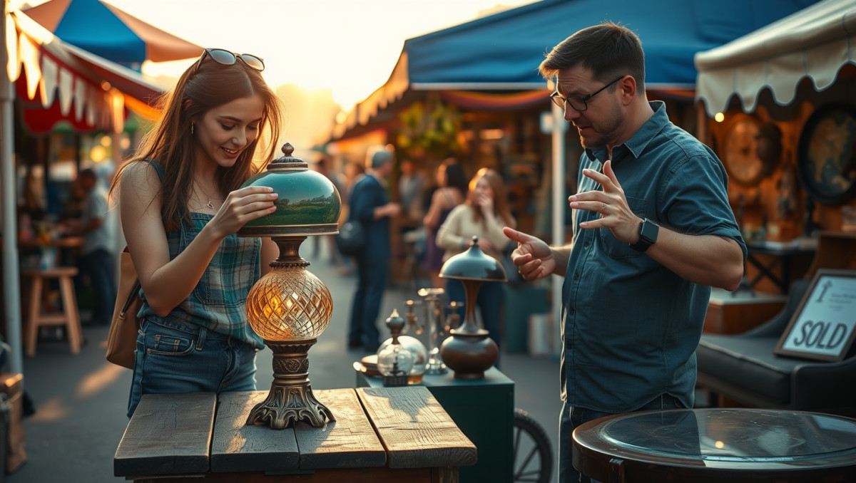 Flea Market Dilemma: Did I Cross the Line by Buying an Abandoned Vintage Lamp?