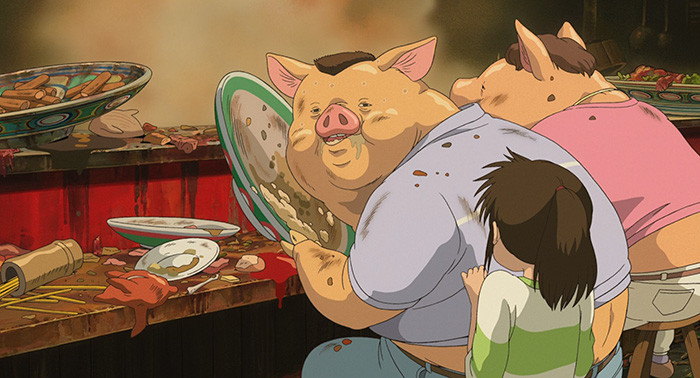Was there something in the food that Chihiro's parents ate?