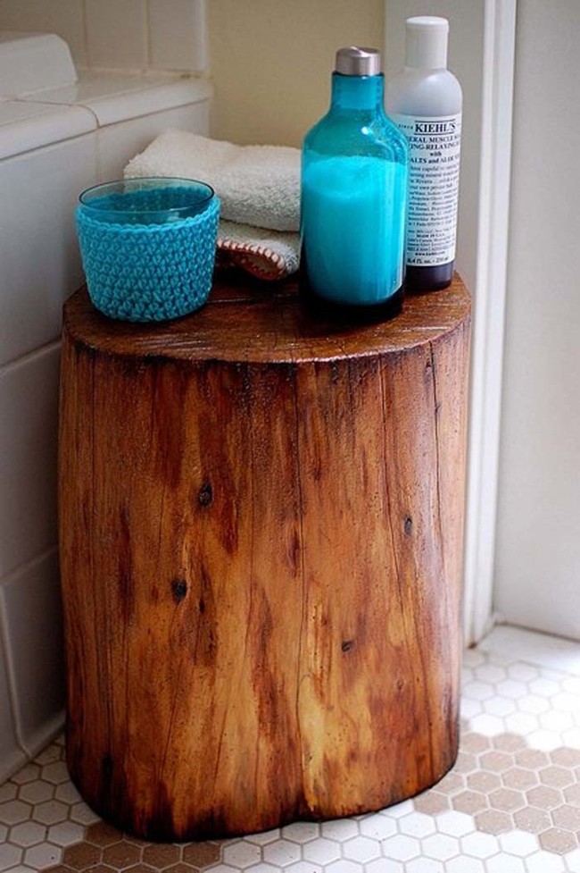 1. Bathroom Side Table: Don't limit this beauty to just the bathroom; it's got the legs to stand anywhere!