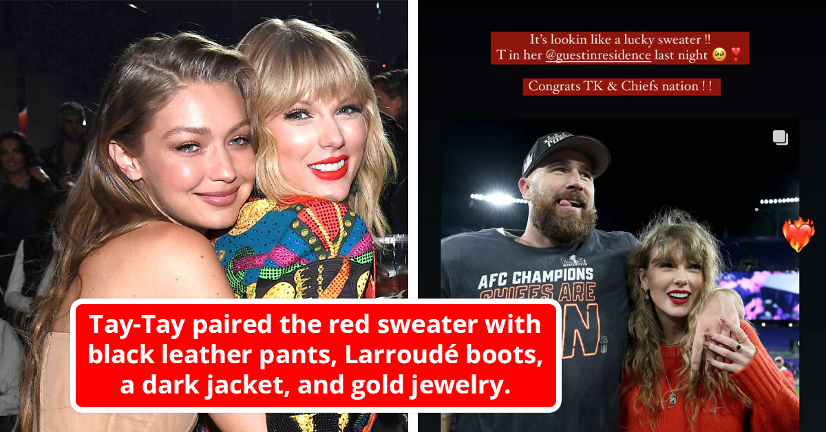 Gigi Hadid Takes Credit For Kansas City Chief's Victory Claiming Swift's 'Guest In Residence' Sweater Was "Lucky"